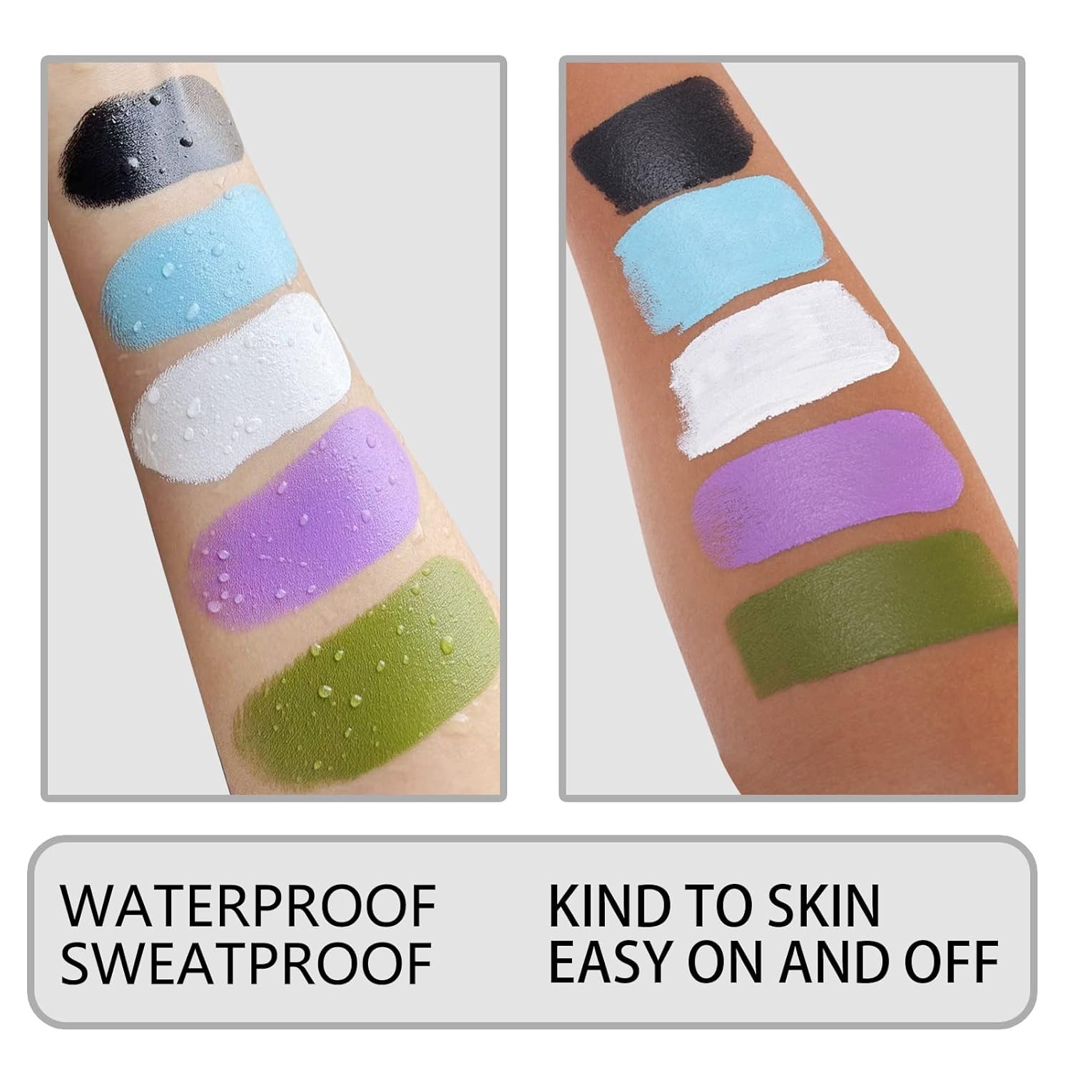High Pigmented 1.06 Oz White Face Body Paint Stick – Waterproof & Safe Formula