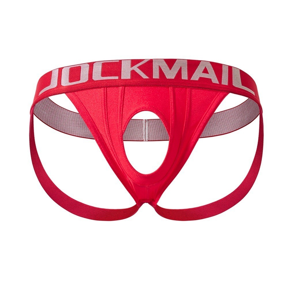Sexy Men Jockstrap Thong with Hole Fun Lifting Buttocks Low Waist Underwear Neu