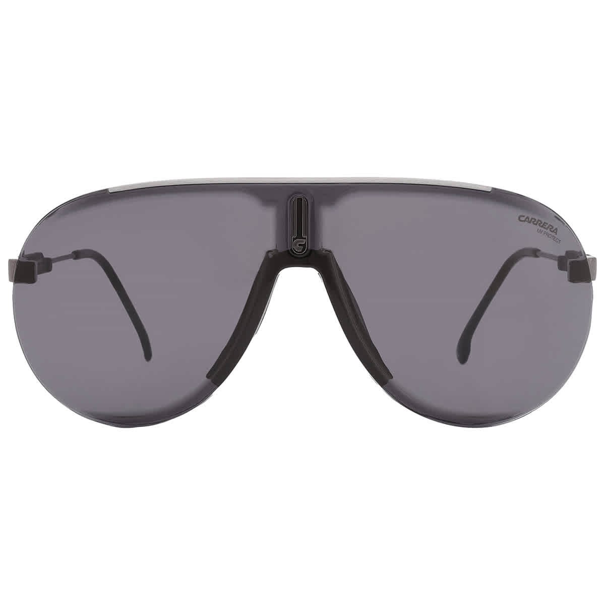 Carrera Grey Shield Unisex Sunglasses SUPERCHAMPION 0V81/2K 99 SUPERCHAMPION