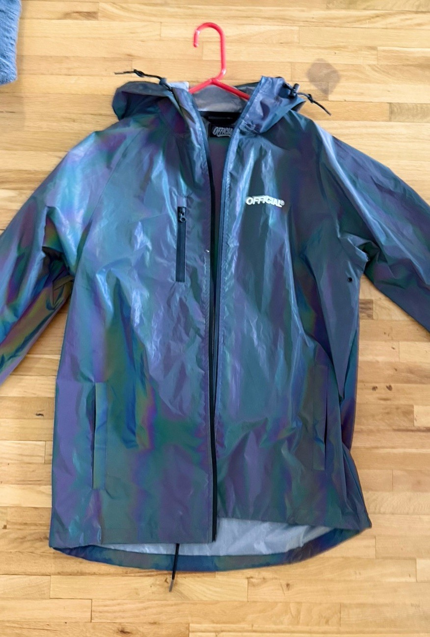 OFFICIAL Brand Rainbow Reflective XXL Jacket Hoodie + L Pants (Unused)