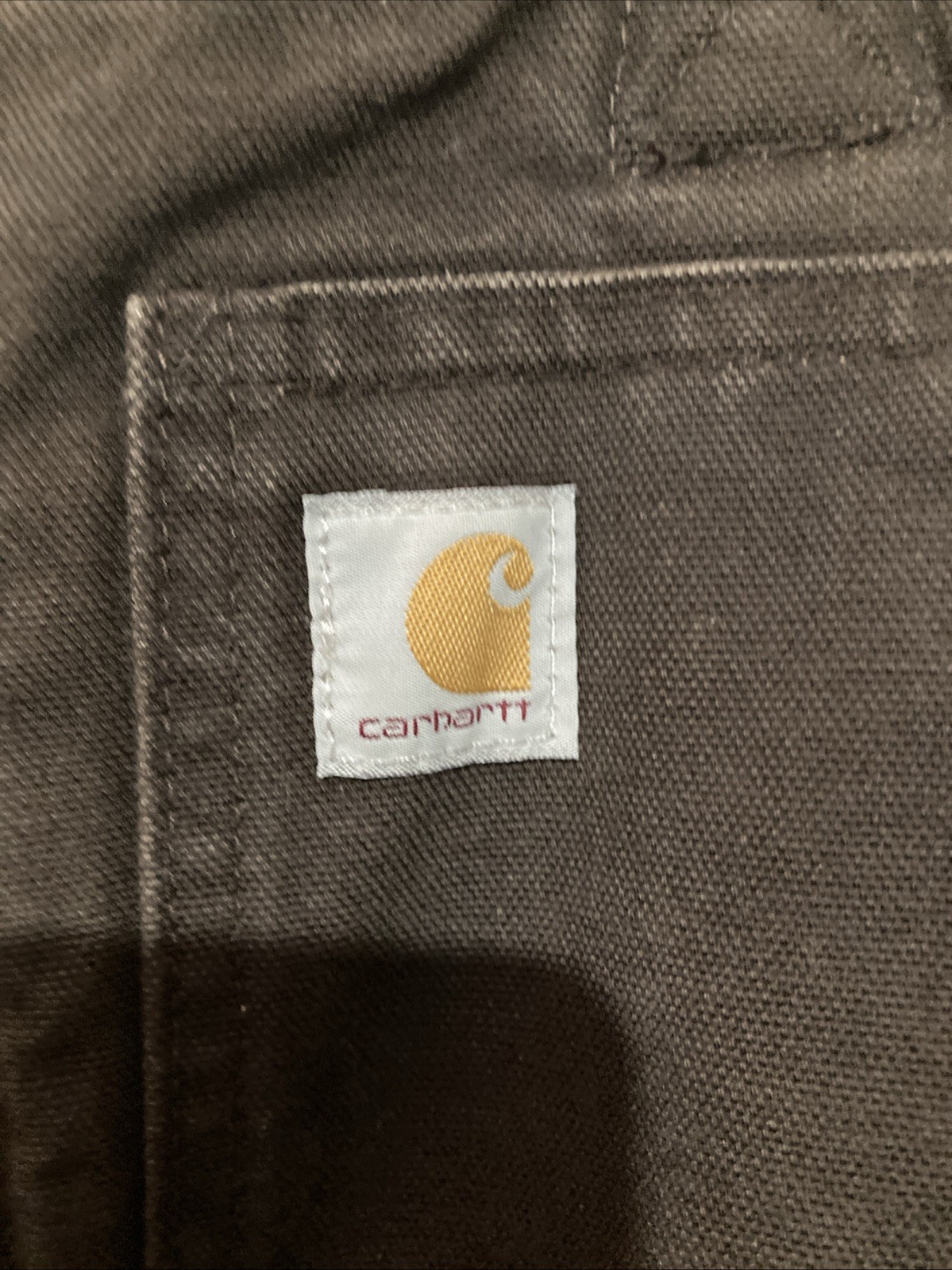 Carhartt Double Knee Lined Insulated Duck Bib Overall Womens- Short M 8/10 Brown