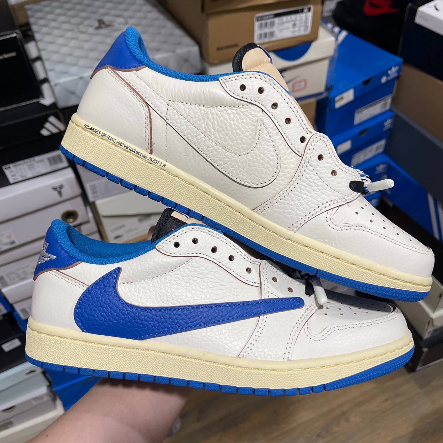 Travis Scott x Fragment x Air Jordan 1 Low OG SP “Sail Military Blue” DM7866-104