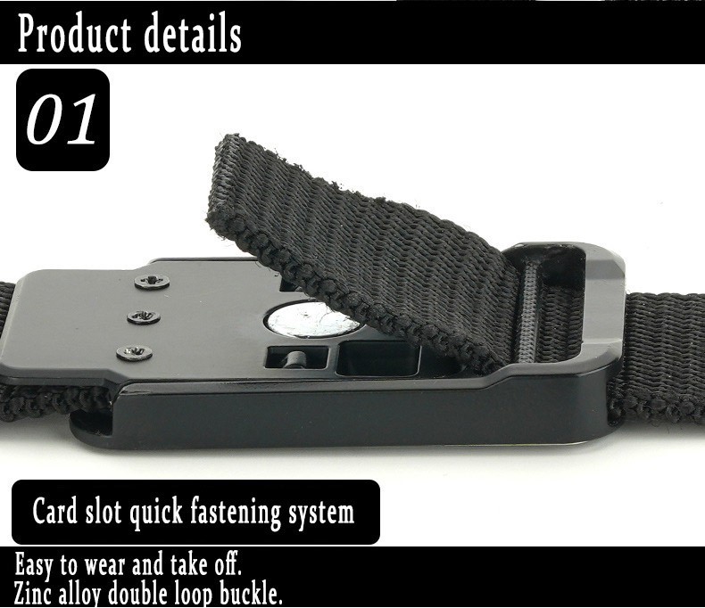 Groove Belt – Men’s Work Belt – Stretch Nylon, Magnetic Buckle, Adjustable