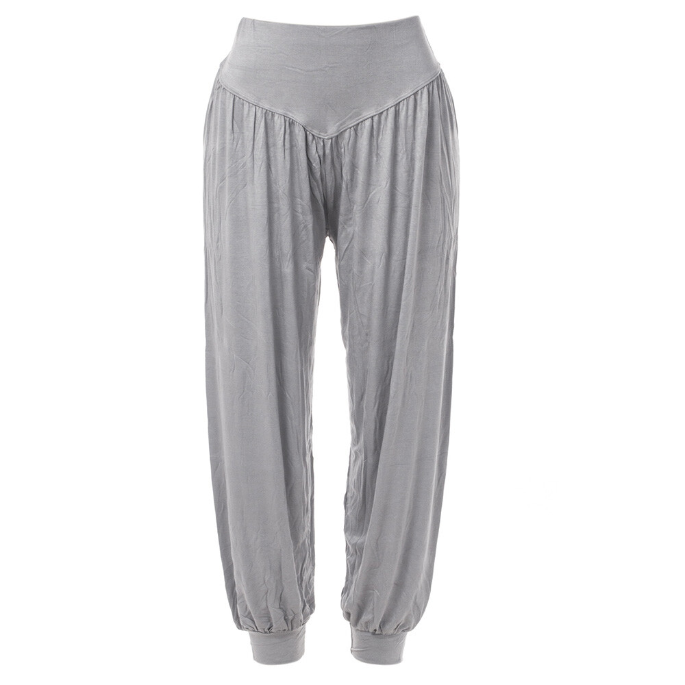Women’s Waistband Panty Leggings Casual Loose Pants Workout Solid Color Fashion