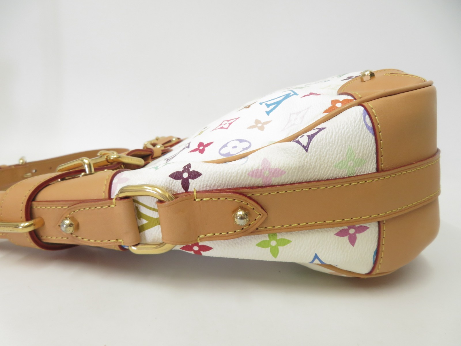 Authentic Louis Vuitton Monogram Multicolor Greta Shoulder Bag M40195 S#52731