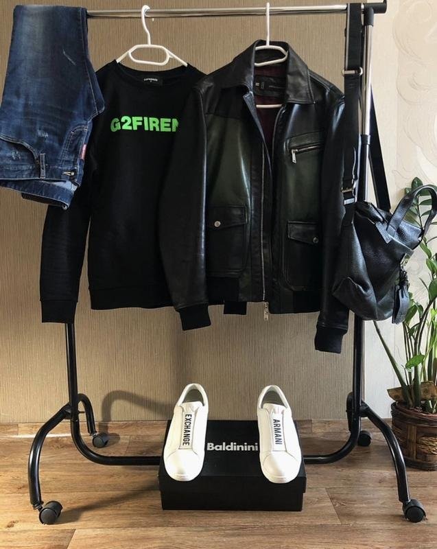 Men’s Dsquared² jacket multicolor leather 36/S/