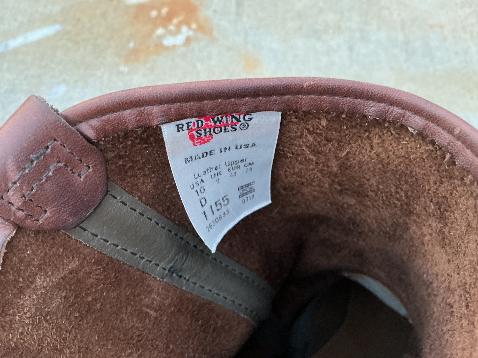 Redwing Nailset slip on work boots