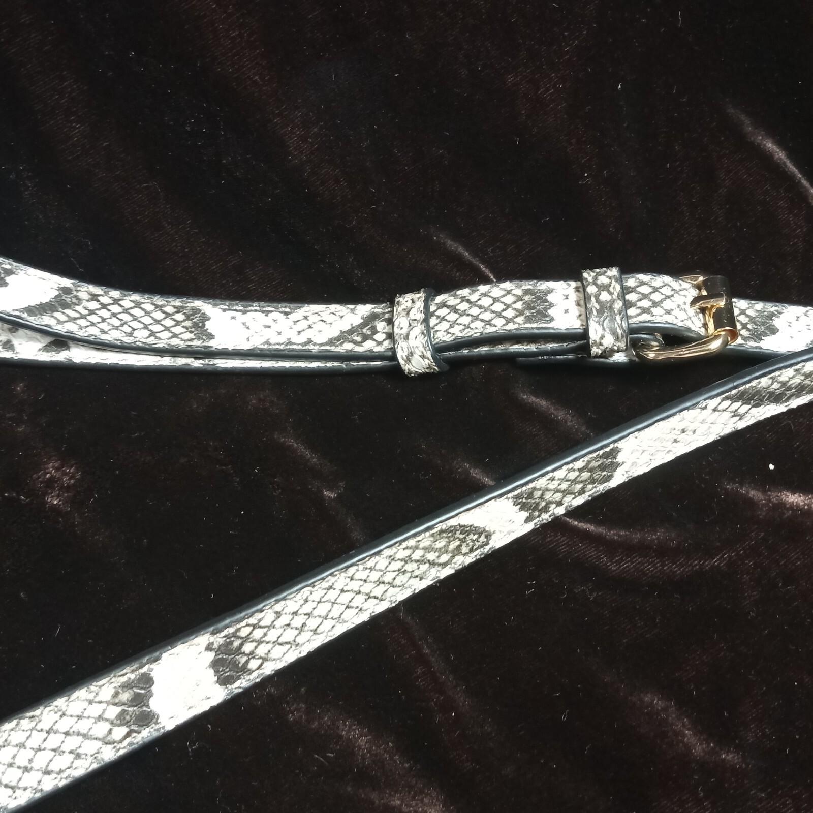 ☆Anne Klein☆ Snake Print Lined Crossbody Handbag 10 X 7 X 3