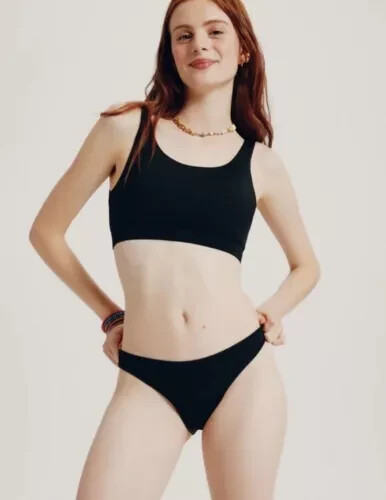 Knix Period Proof Bikini Bottom Black Size XXL KT333XXL