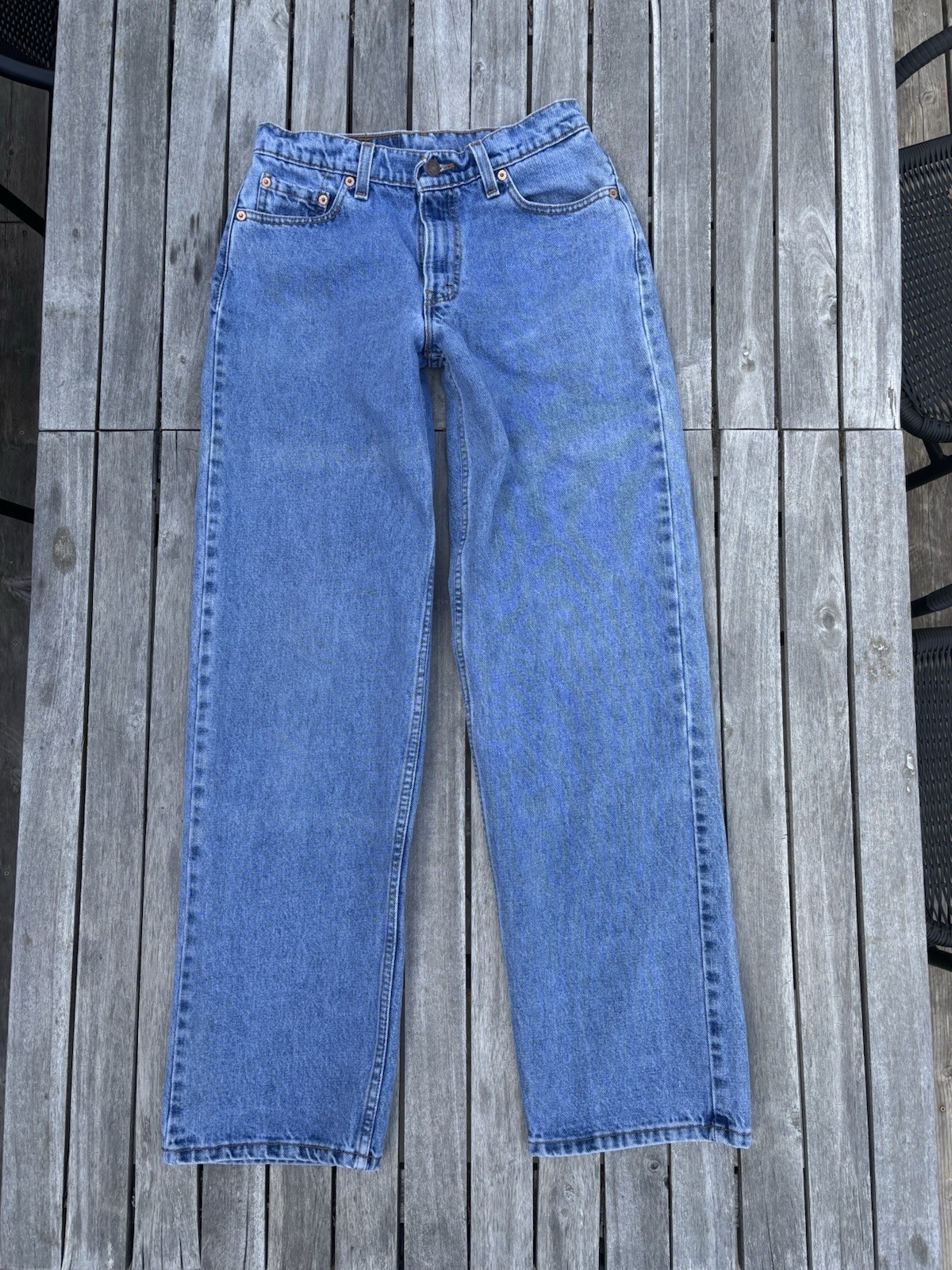 Levi’s 567 Men’s Loose Fit Extra Wide Leg Blue Denim Jeans 90s 5-Pocket