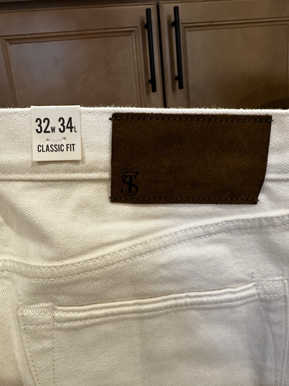 Todd Snyder Classic Fit Selvedge Denim, 32×34, Off-White, NWT