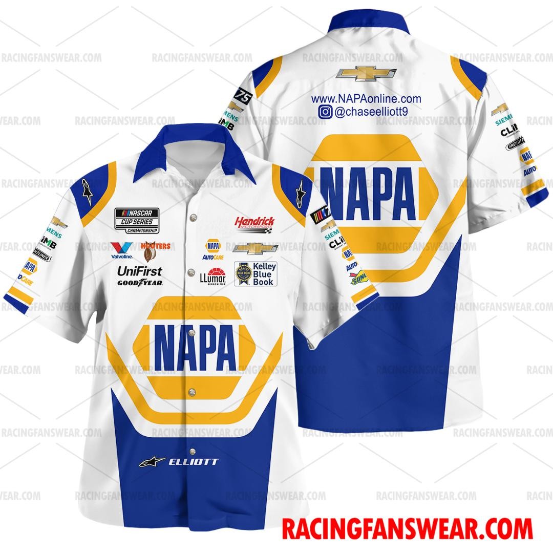Chase Elliott Nascar 2023 NAPA Auto Parts Racing Uniform Hawaiia