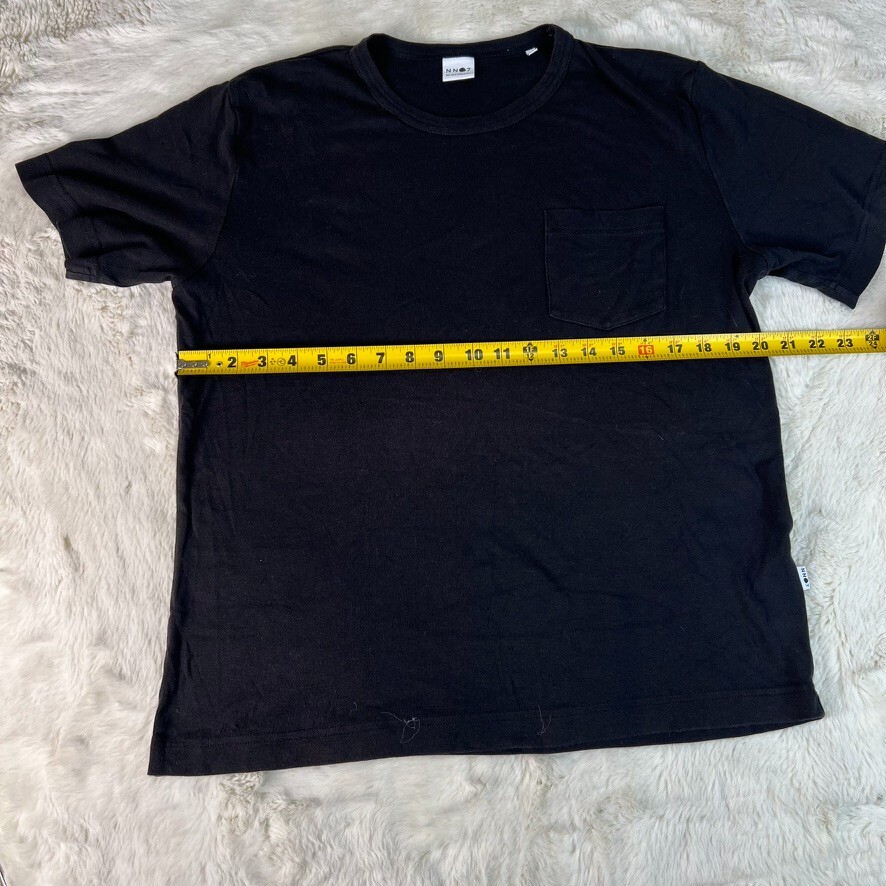 NN07 Mens M Black Short Sleeve Pocket T-Shirt