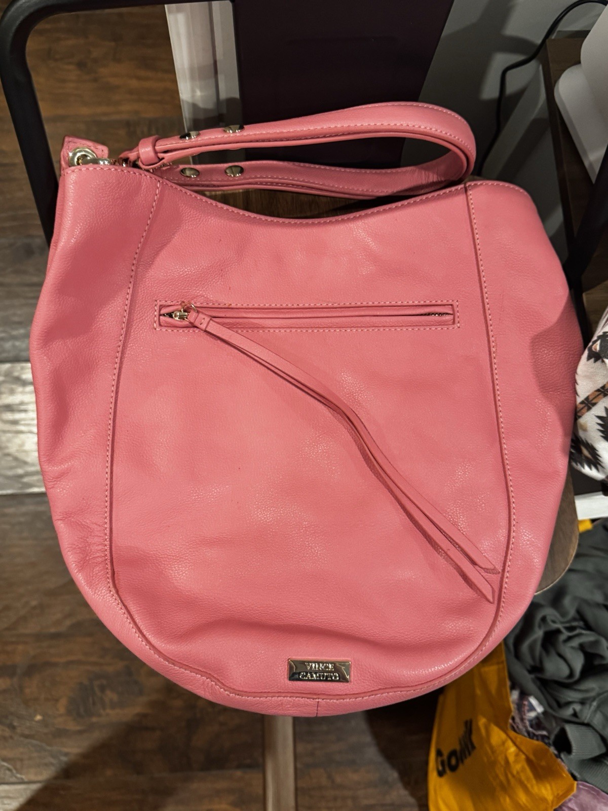 Vince Camuto Pebble Leather Hosho Convertible Crossbody Desire