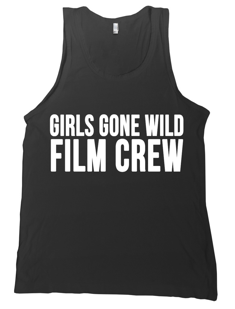 Girls Gone Wild Film Crew Bella + Canvas Tank Top Halloween Costume Shirt NEW