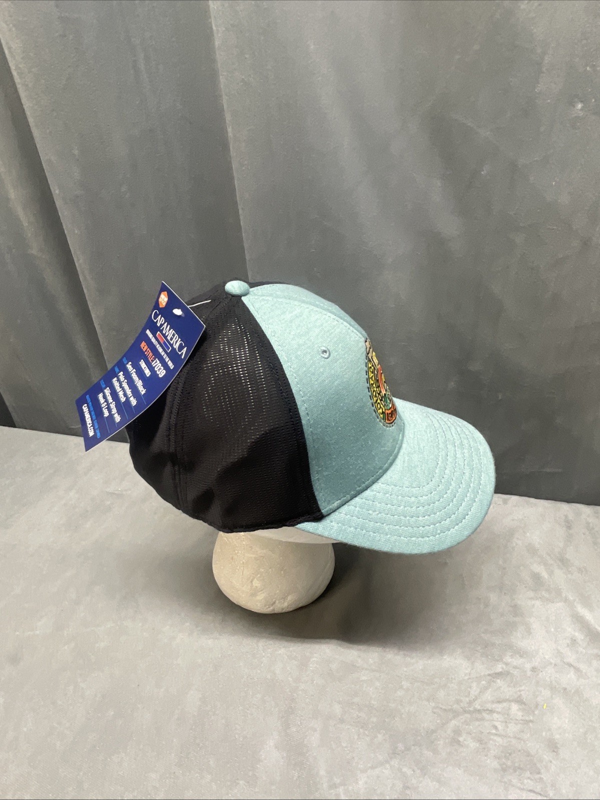 Colorado Brewers Rendezvous Logo Beer Hat Sea Foam Color Front New Cap