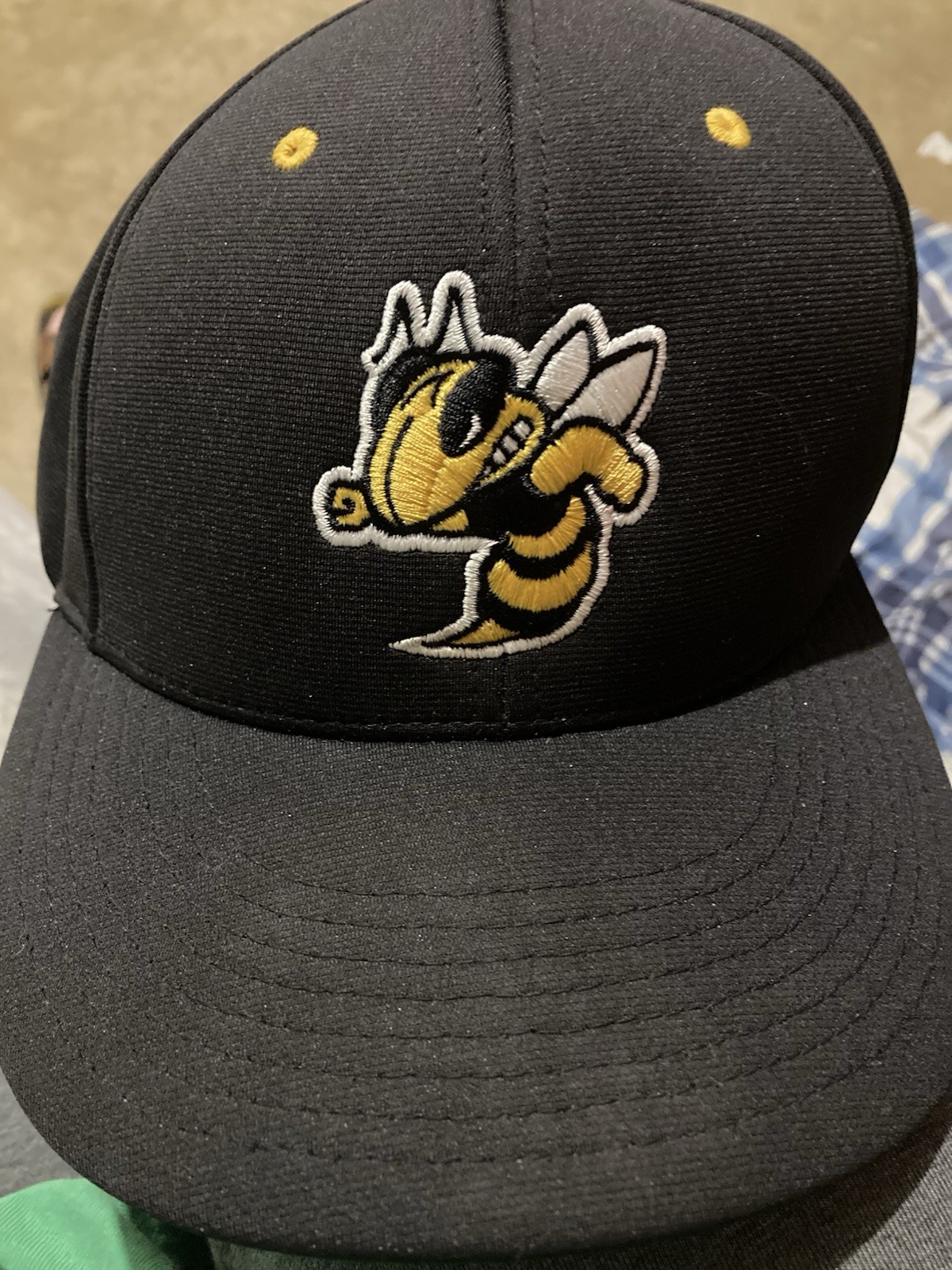 Rawlings Yellow Jacket Hat Baseball Cap Size S-M PTS 20