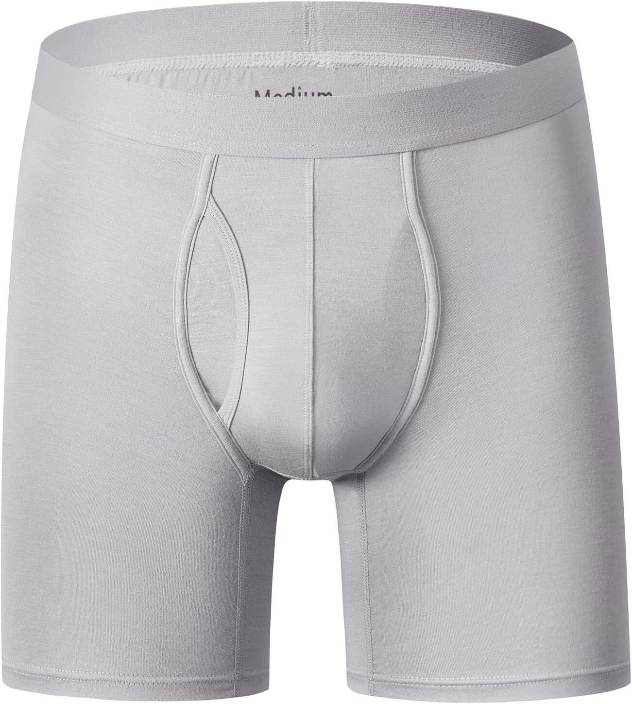 Men’s Underwear Soft Bamboo Viscose Boxer Briefs Stretch Trunks Pack