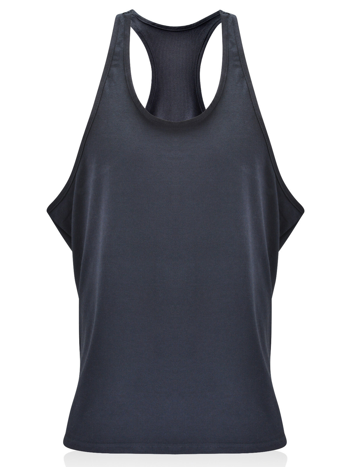 Gym Stringer- Men’s Tank Top for Bodybuilding and Fitness – Singlets Black