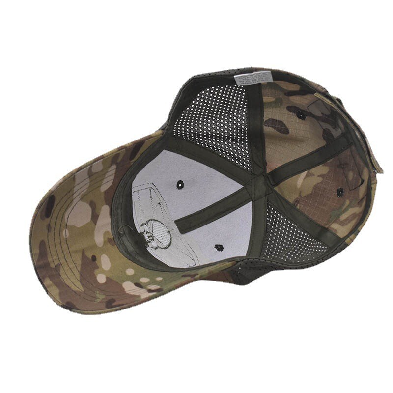 Skull Camouflage Baseball Cap Tactical Army Outdoor Sports Hat Sunshade Hat