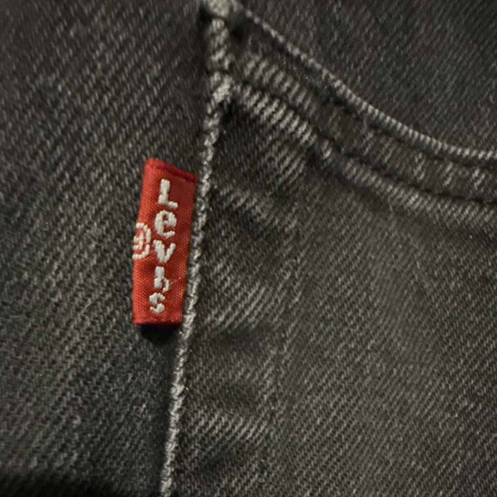 Levi’s Water Less Men’s Black Slim Taper Denim Jeans Mid Rise 5-Pocket
