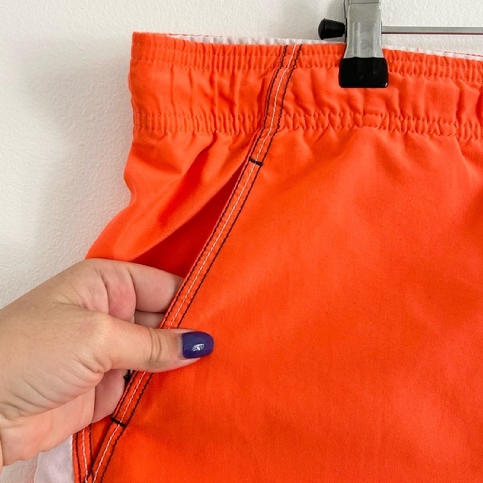 Nike Core Velocity Volley Shorts / Swim Trunks in Orange size Medium Cargo