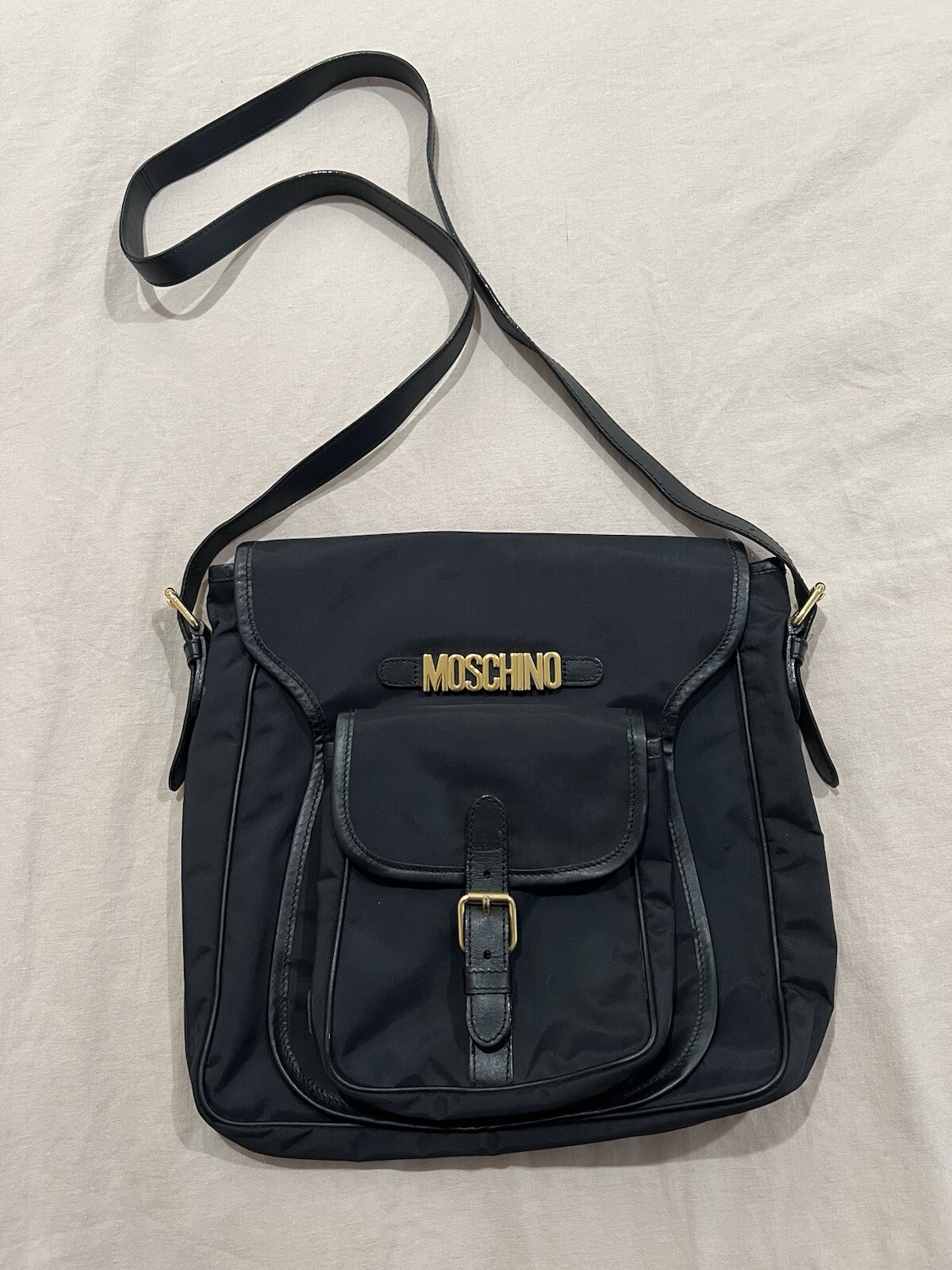 Vintage Moschino Redwall Black Bag