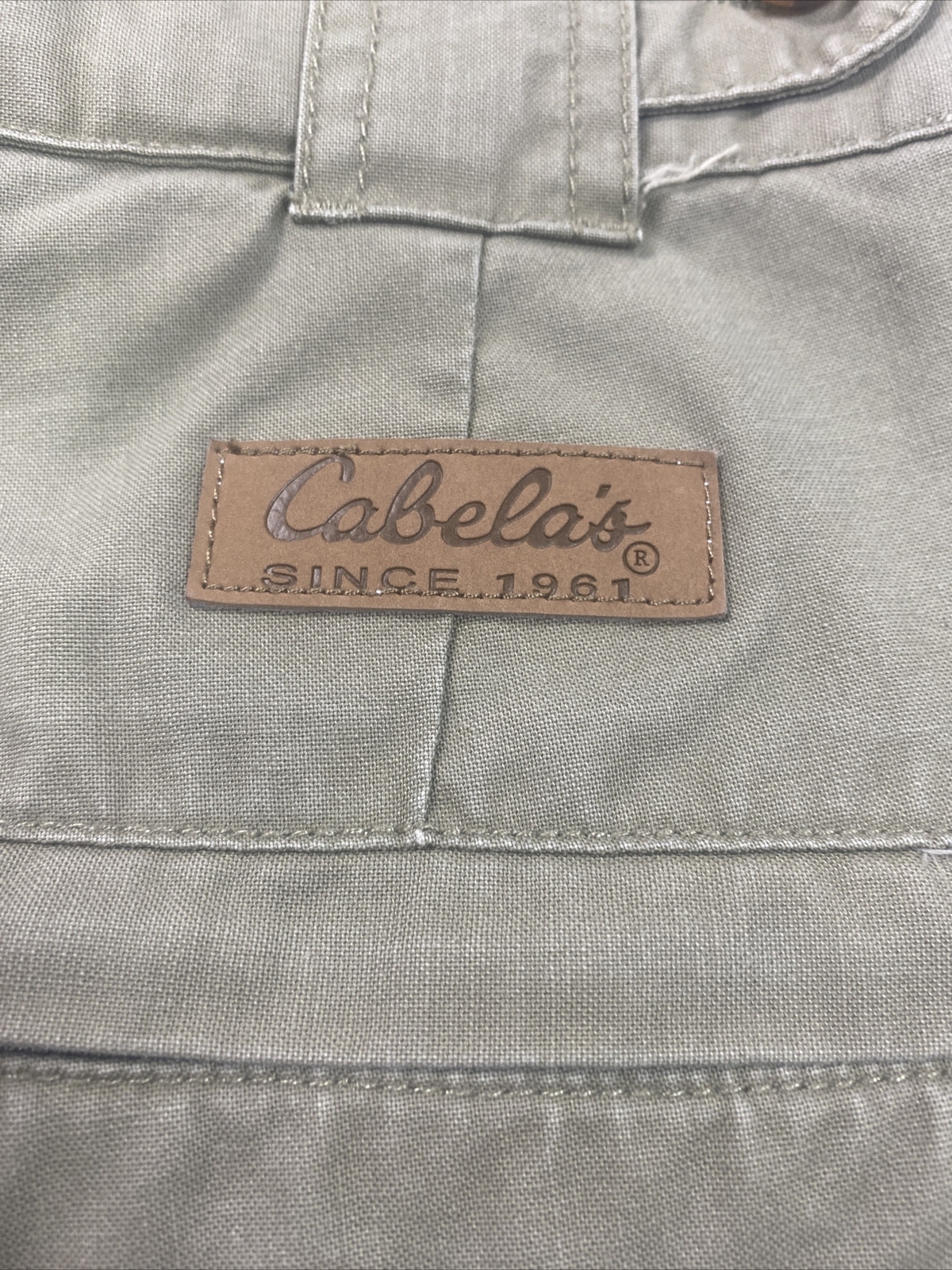 VINTAGE Cabela’s Convertible Cargo Pants Mens 38 X 31 Pockets Khaki Canvas