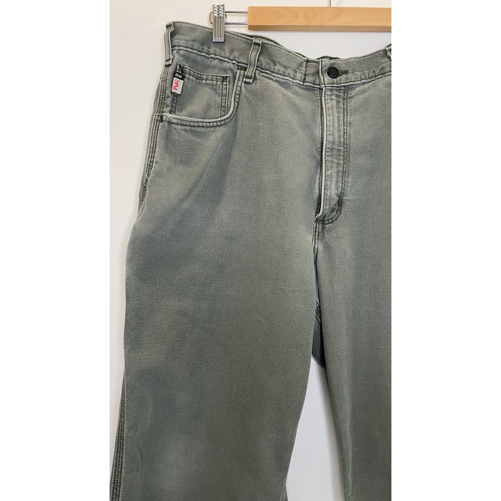 Carhartt FR Flame Resistant Original Carp Pants 2112 CAT2 FRB159-MOS Green 38×32