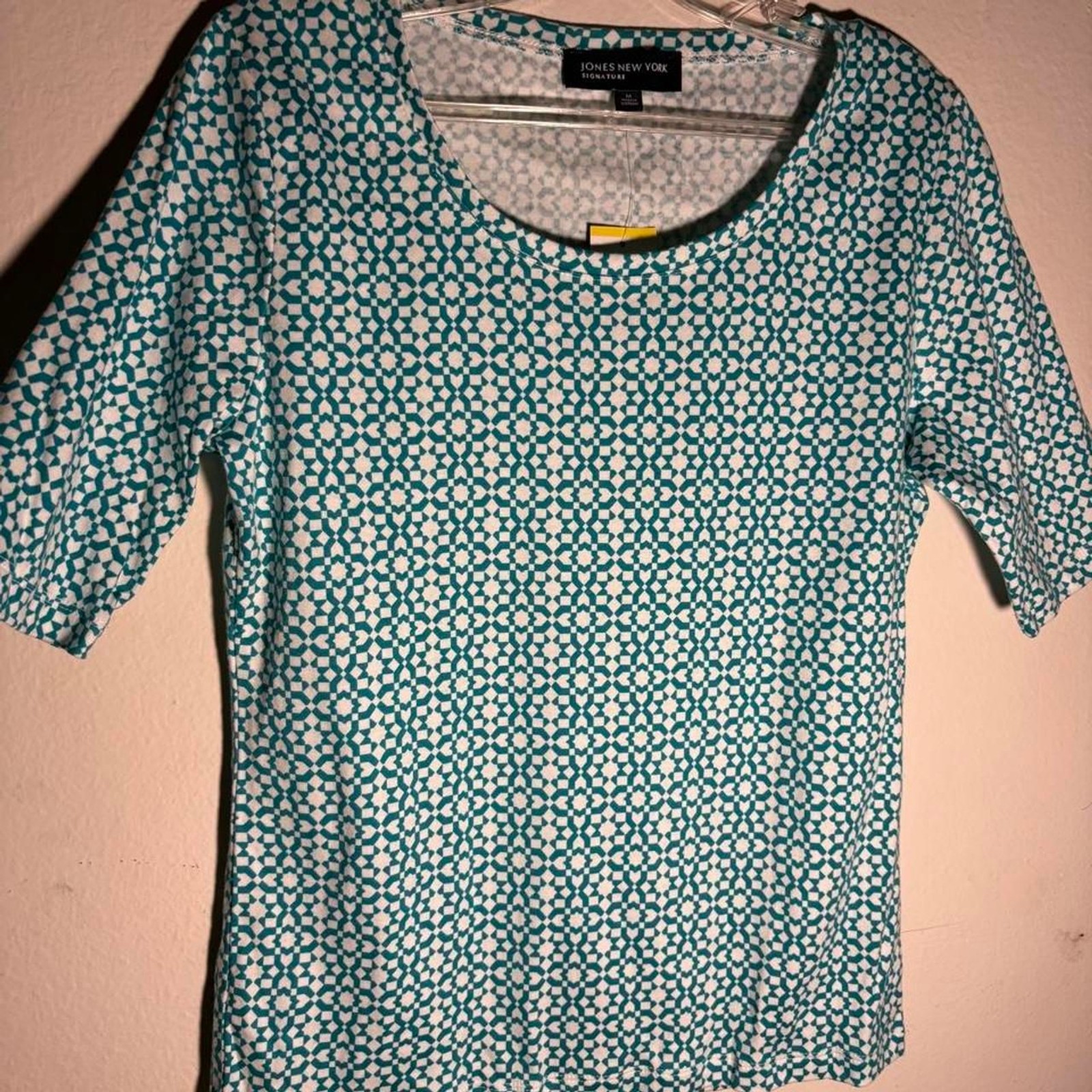 Jones-new-york Women’s Blue and Green Blouse