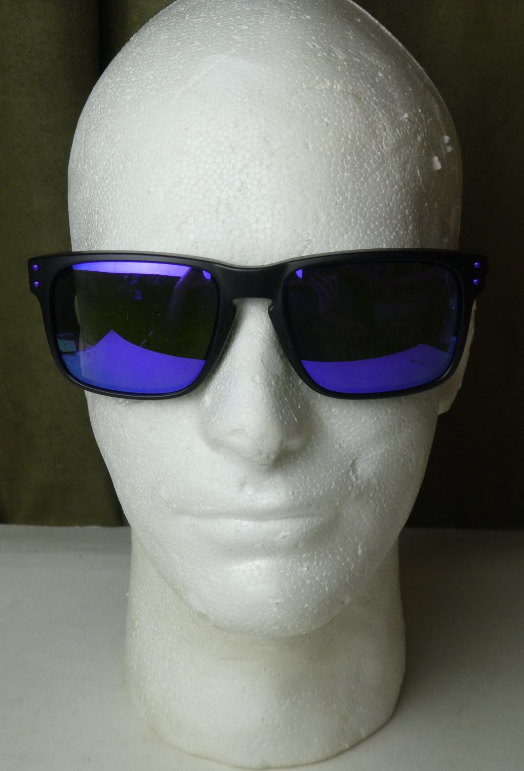 Oakley Holbrook OO9102-26 Julian Wilson Black/Purple Lens Sunglasses Men 57[]18