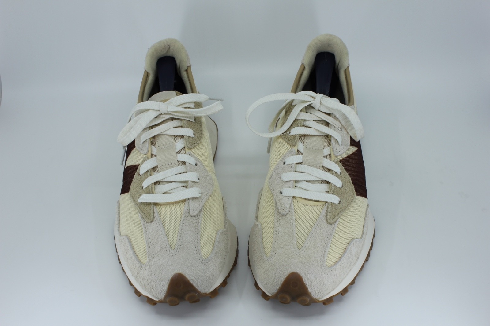 New Balance 327 MS327ACM Mens 9 D Casual Running Shoes Cream Brown Suede