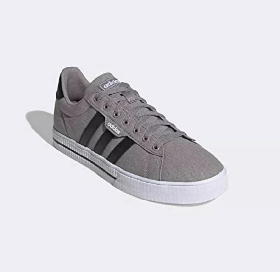 Adidas Daily 3.0 Low Men’s Size 8 – 9 Casual Lifestyle Shoes Gray Black FW3270