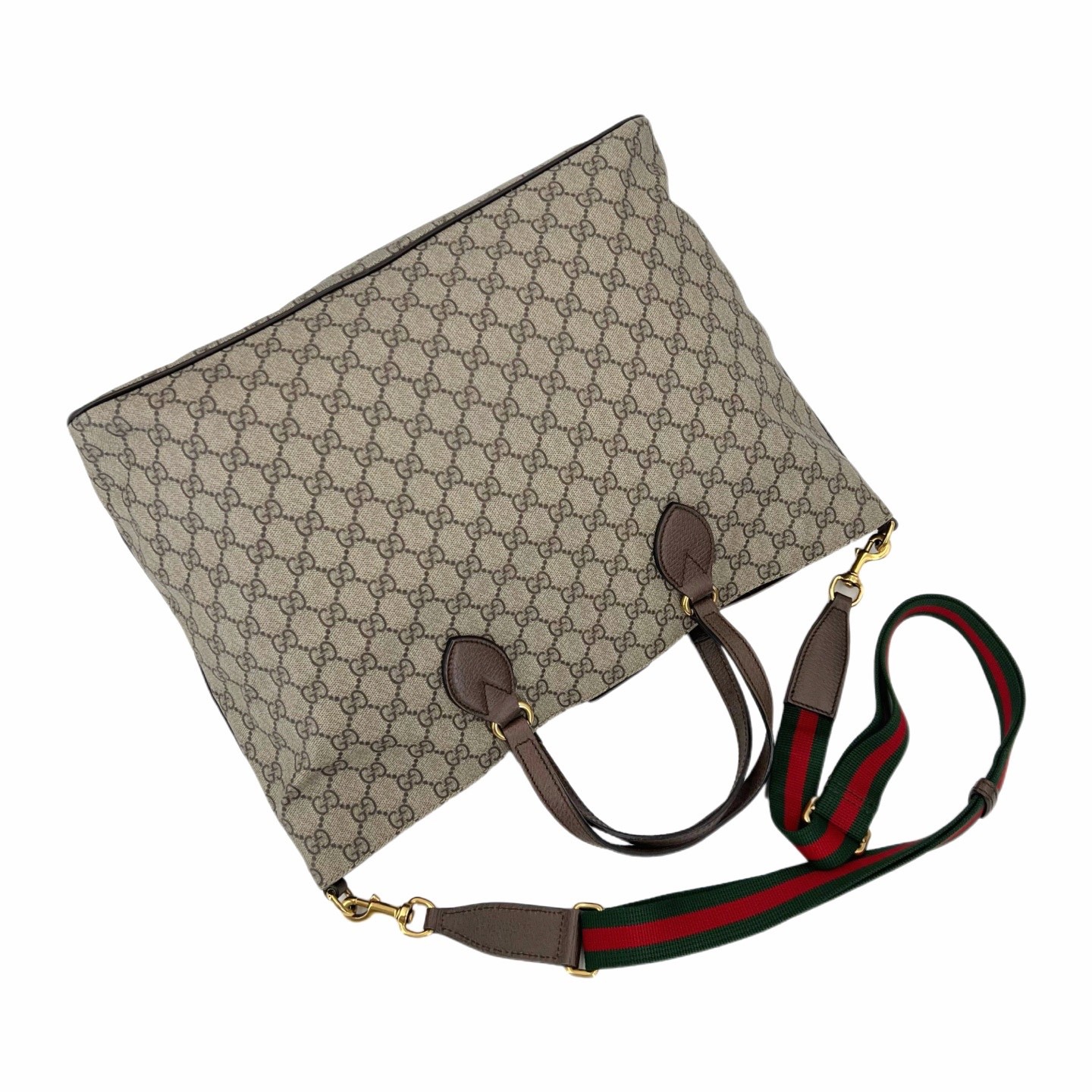 Gucci Soft GG Supreme Monogram Courrier Medium Crossboy Tote