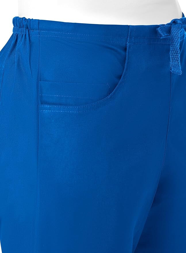 Maevn Core Women 9026 Flare Leg Scrub Pants Elastic Drawstring Back Size XXS-XXL