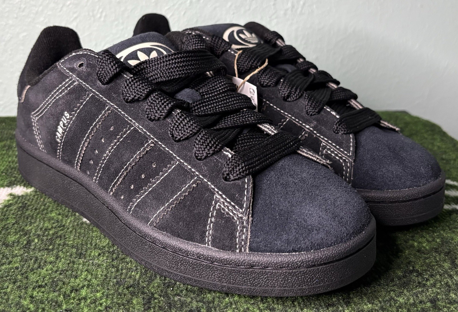 US Women’s 8/Men’s 7 – Adidas Campus 00s “Cream White Core Black” JQ5779, NIB