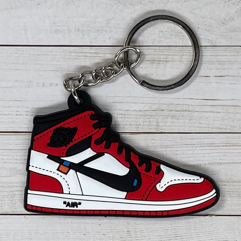 **YOU CHOOSE** Air Jordan 1 Mini Sneaker 2D Rubber 2″ Keychain MORE COLORS NEW!