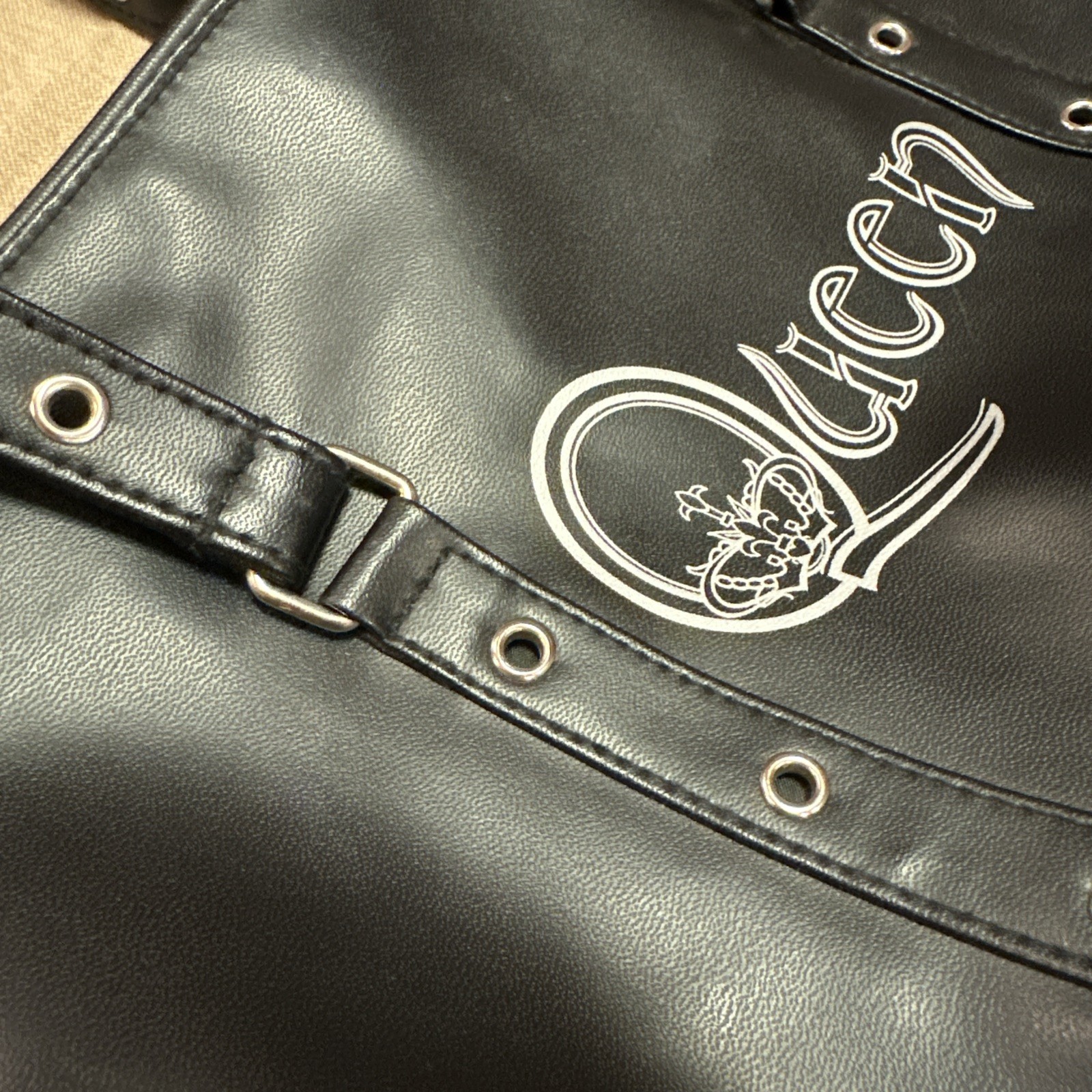 RARE Queen Band x We Will Rock You Limited Run Studded Purse w Logo Lining. NWOT