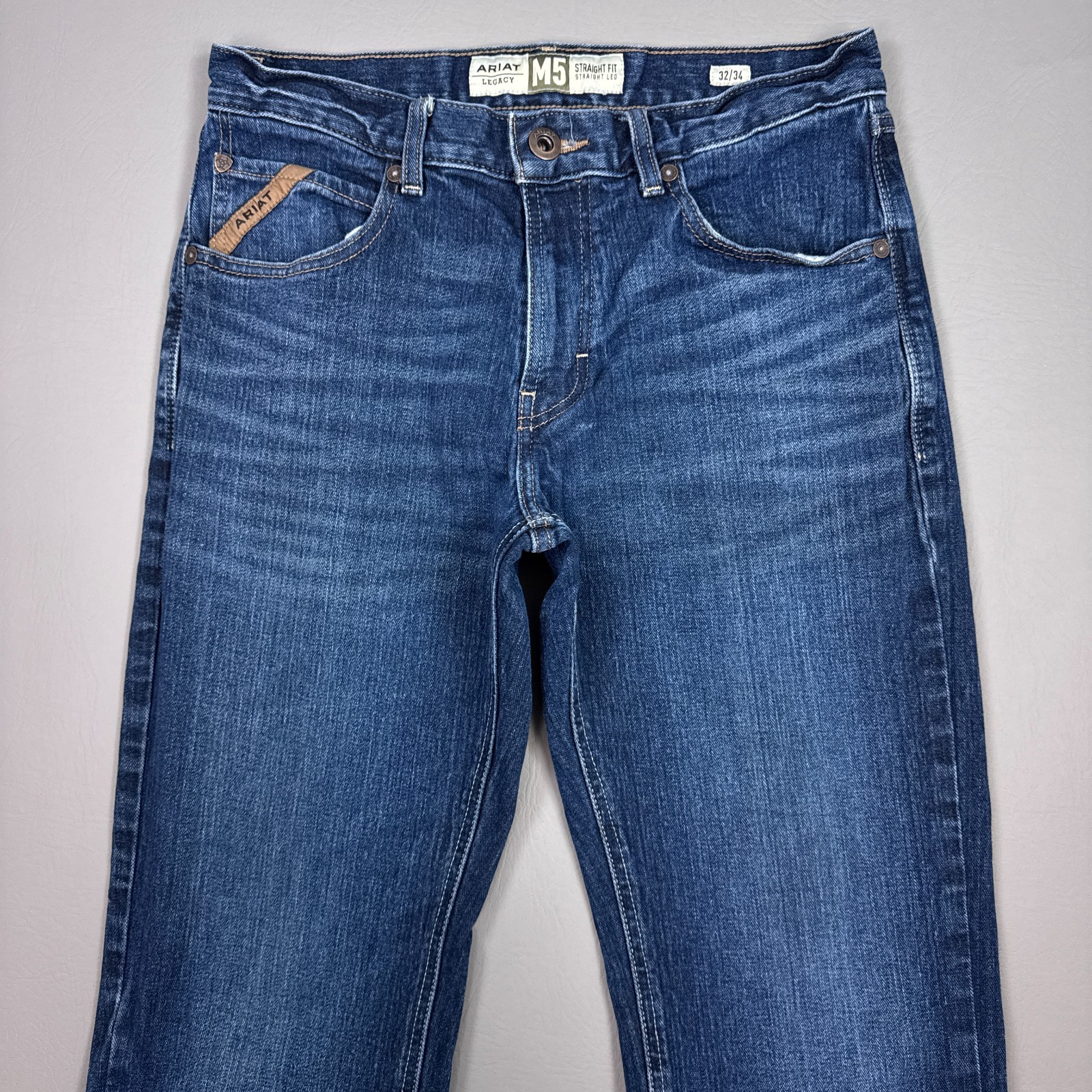 Ariat Jeans Men 32×34 Blue M5 Legacy Durham Western Straight Stretch Work Pants
