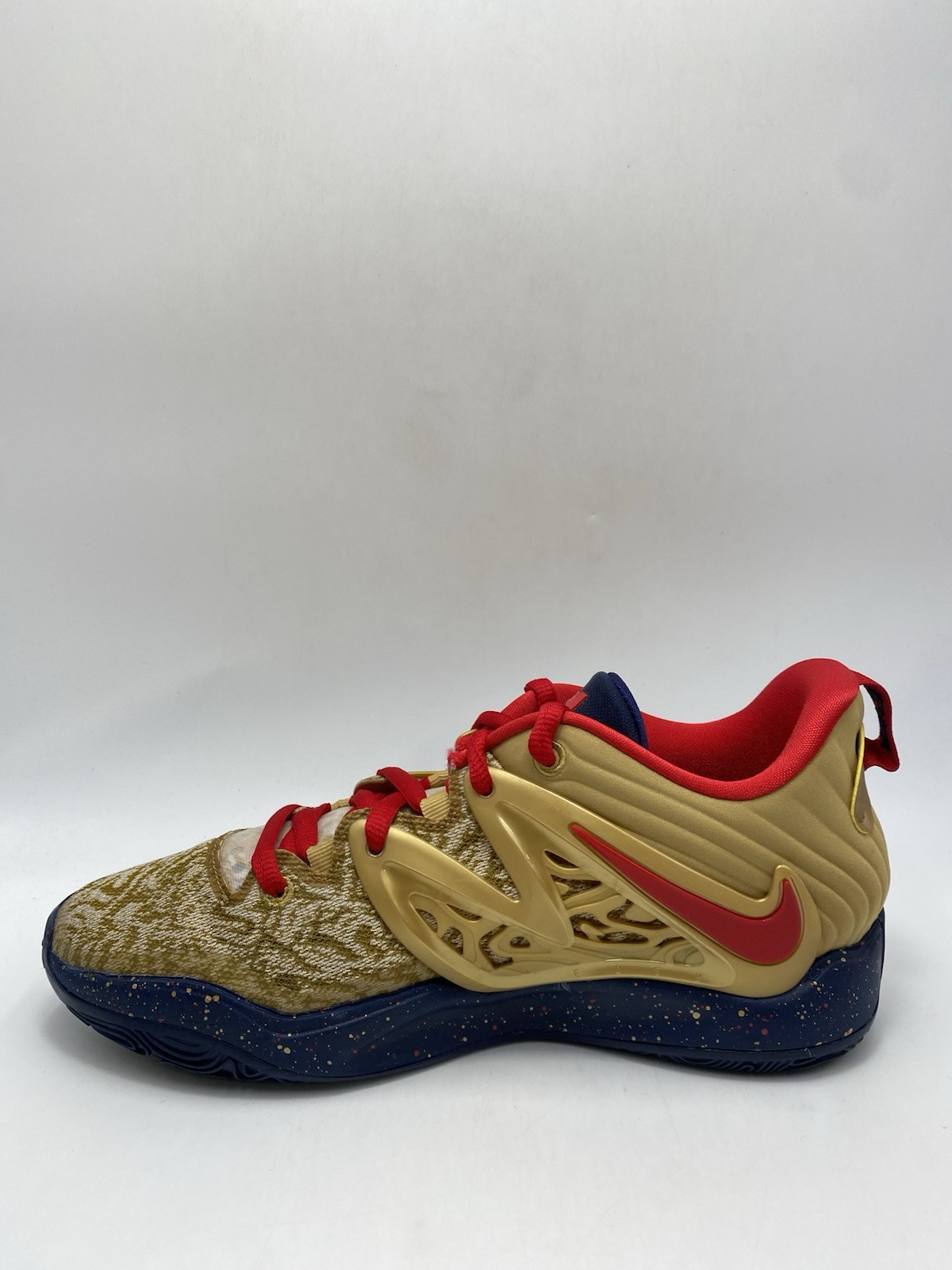 Nike KD15 Metallic Gold Midnight Navy Red (DC1975 700) Men’s Sz 10/Wmns 11.5