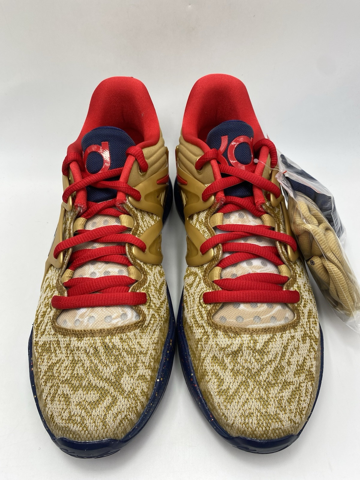 Nike KD15 Metallic Gold Midnight Navy Red (DC1975 700) Men’s Sz 10/Wmns 11.5