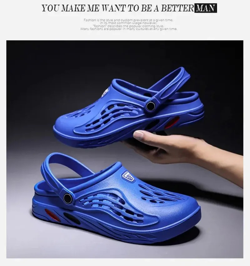 Men’s EVA Garden Clogs Beach Slides Platform Sandals Indoor Slippers