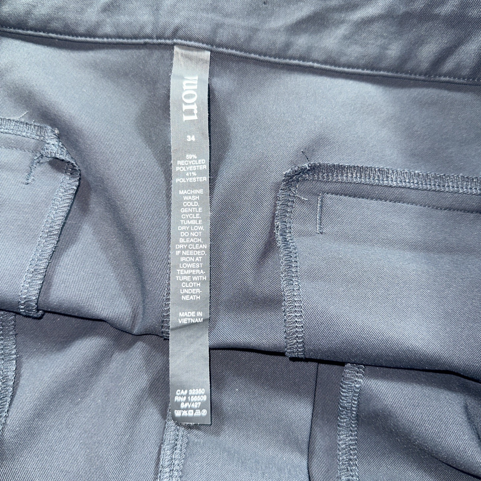 Vuori Mens Cascade Tech Chino Pant 34×30 V427 Performance Gray