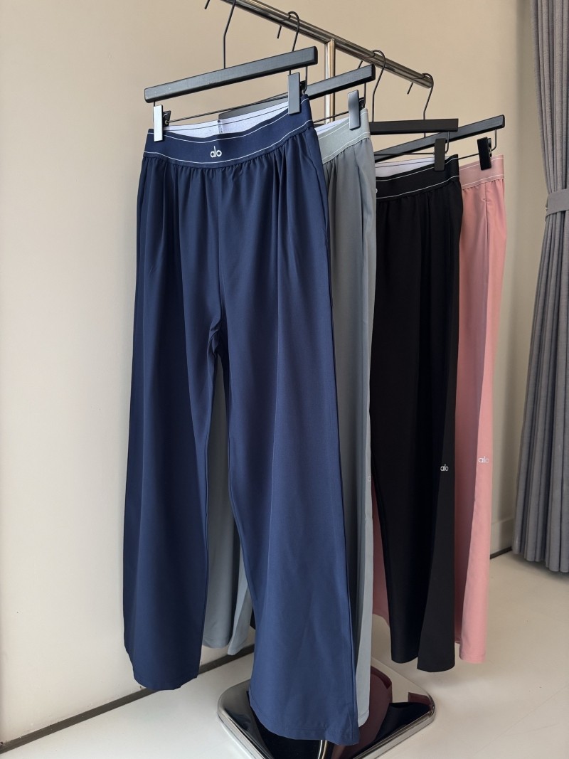 NEW AIo Yoga Suit Up Trouser Straight Leg Boxer-Style Soft Casual Women’s Pants