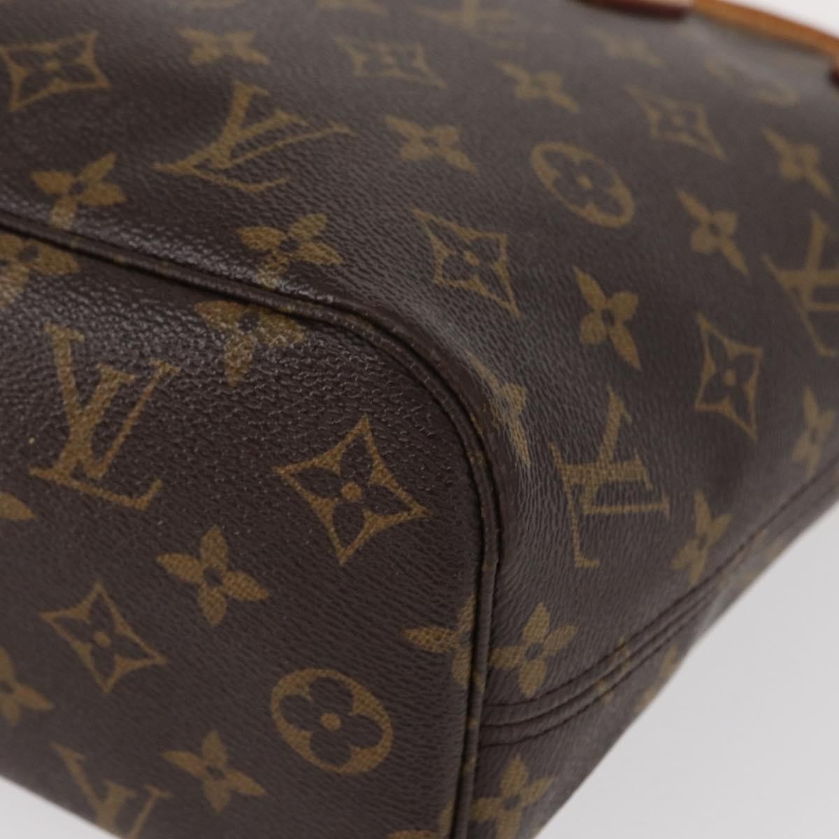 LOUIS VUITTON Monogram Neverfull PM Tote Bag M40155 LV Auth BA9297
