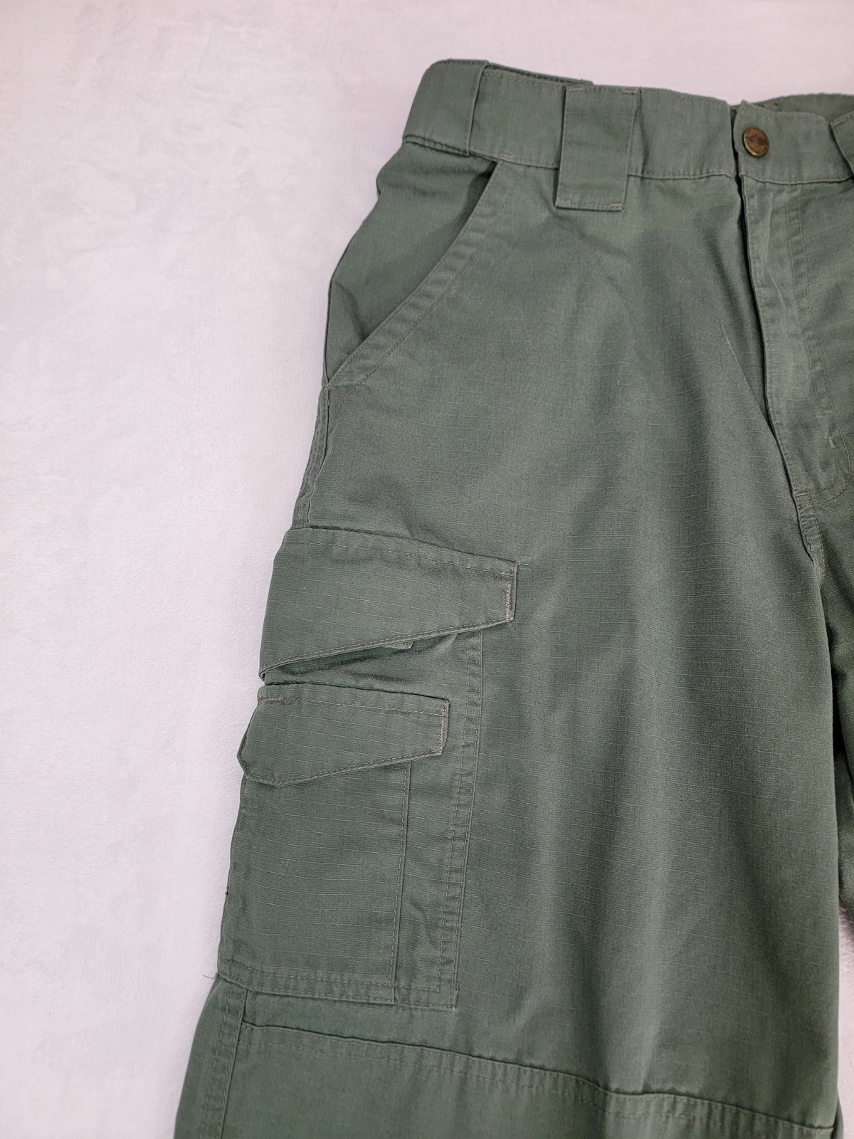 Tru-Spec Men’s Tactical Cargo Pants Size 30/32 Green Ripstop Workwear Classic