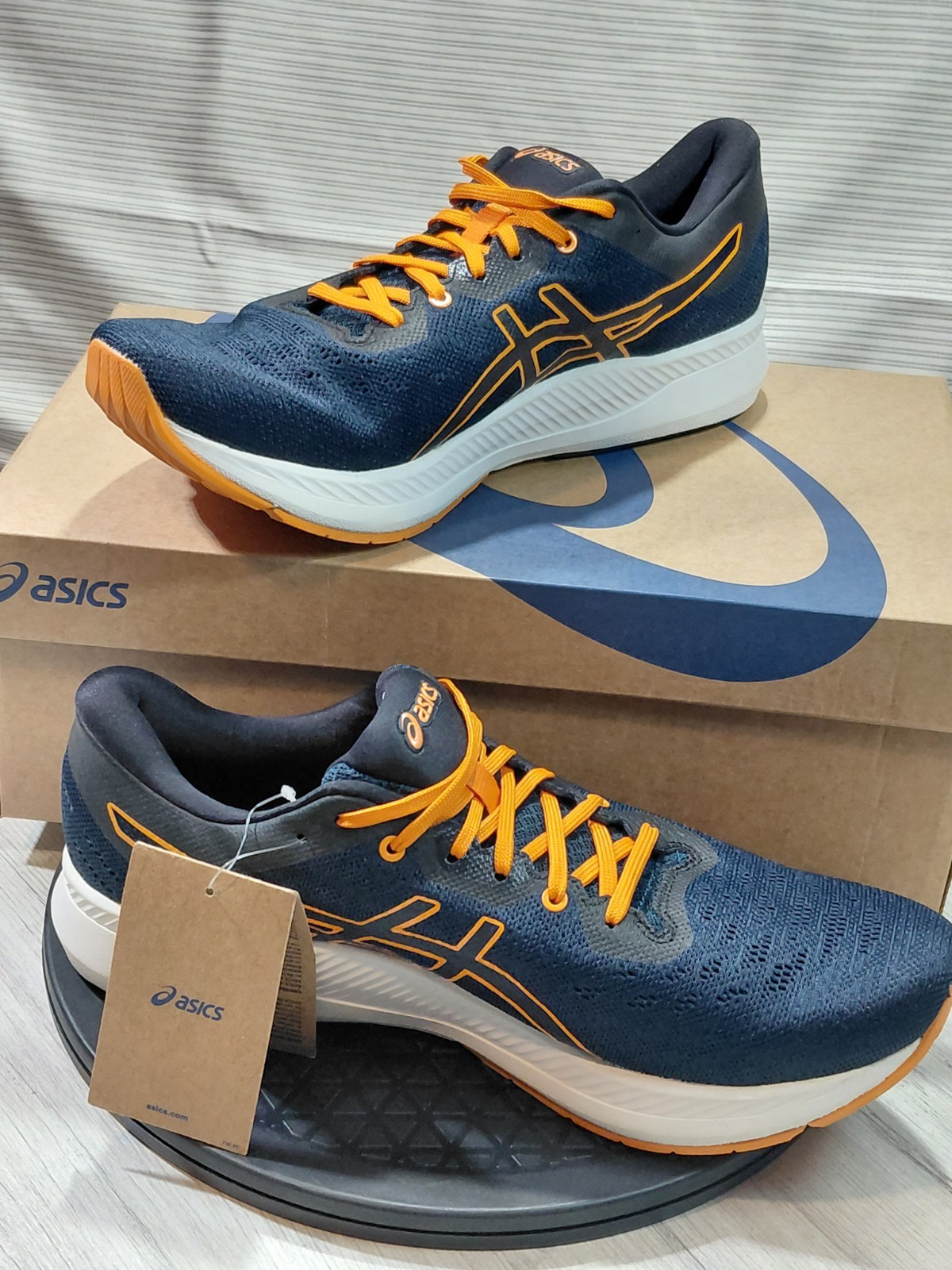 ASICS EZERIDE French Blue/Yellow Men’s 11 Low Top Lace-Up Sneakers 1011B788-401
