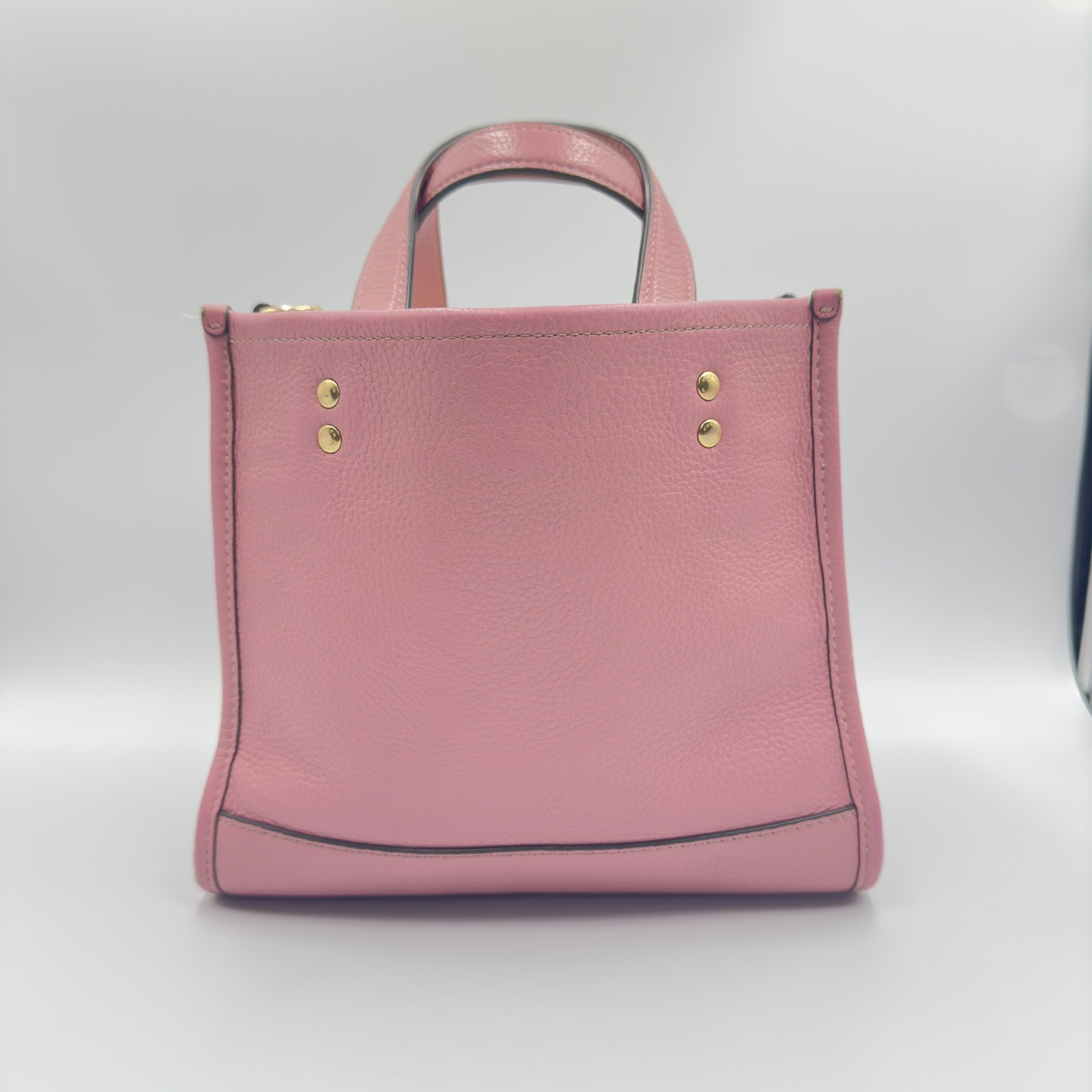 Coach Dempsey Tote 22 In True Pink Style C0971 Small Pebbled Leather bag