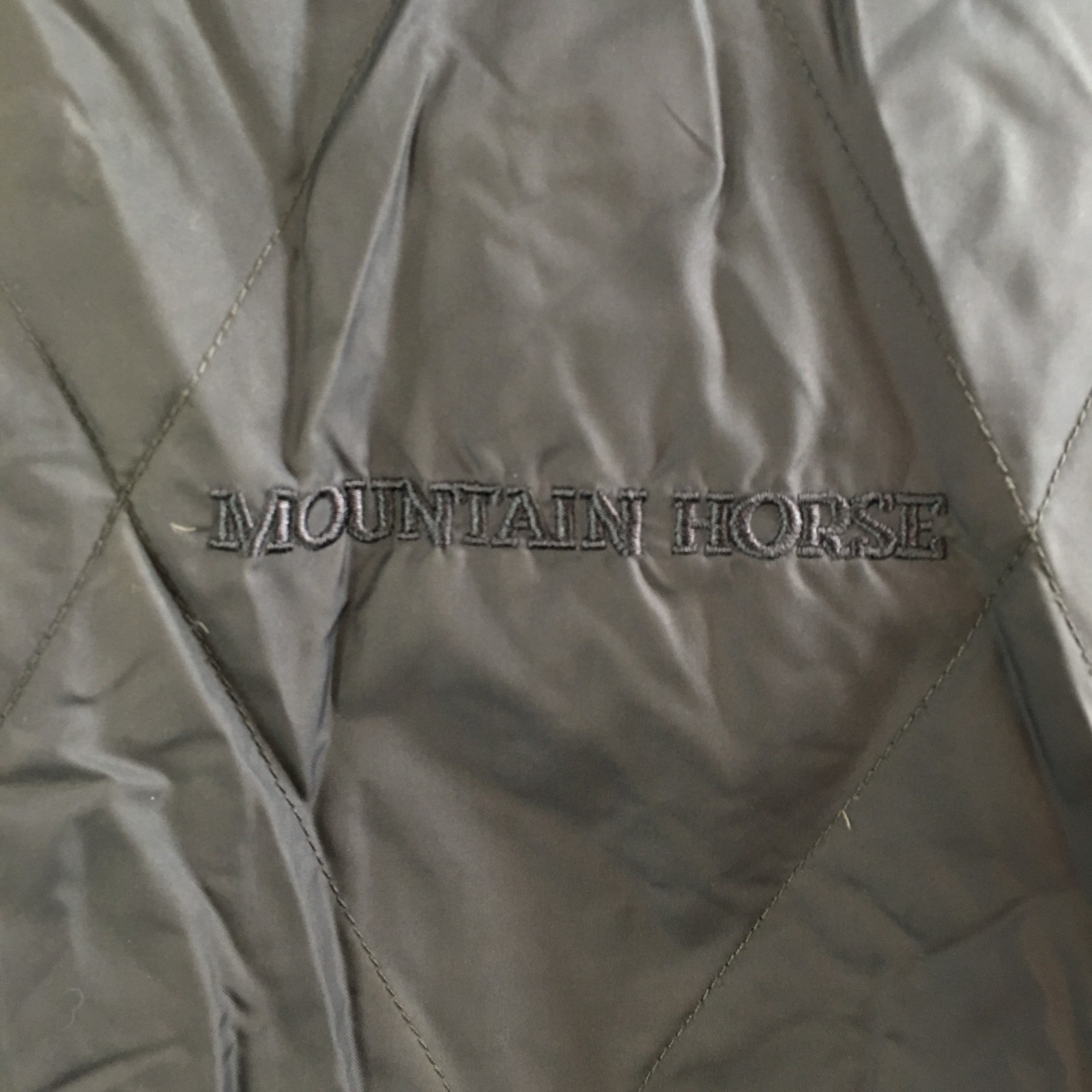 Mountain Horse Reversible Puffer Jacket Womens Medium Long Sleeve Mock Neck Gray