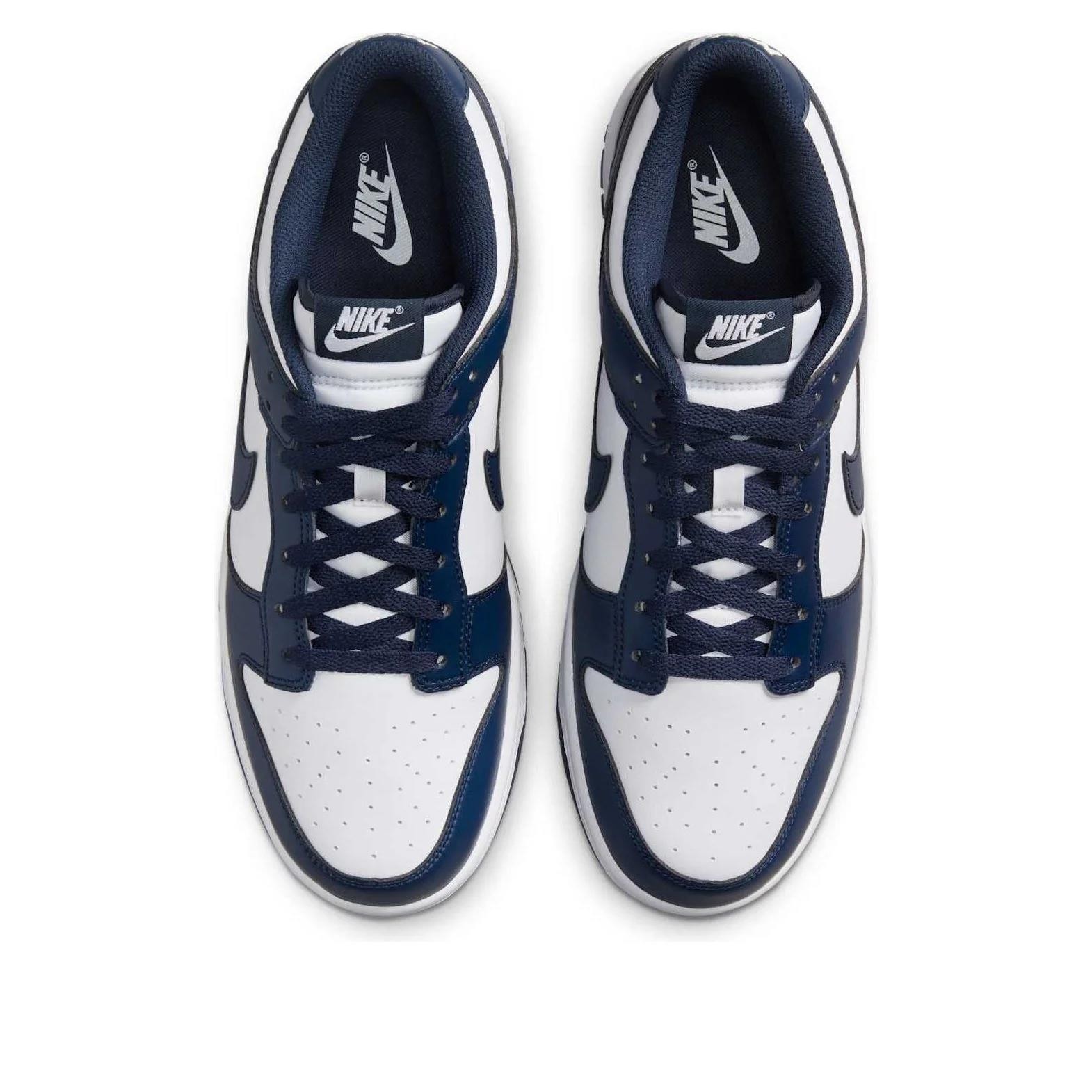 Nike Dunk Low White Midnight Navy Men’s HF5441-107 New
